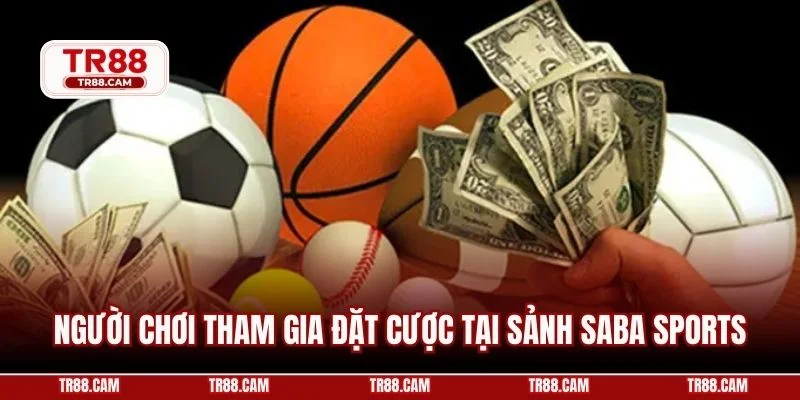 Người chơi tham gia đặt cược tại sảnh saba sports